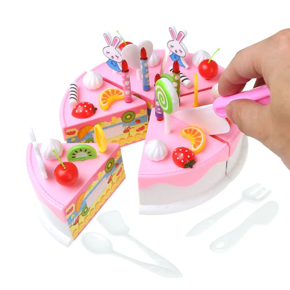 44pcs/set Kids DIY Birthday Cake Cutting Toys Play House Kitchen Toys Children Gift Simulation Food Models Montessori Toys
44pcs/set Kids DIY Birthday Cake Cutting Toys Play House Kitchen Toys Children Gift Simulation Food Models Montessori Toys