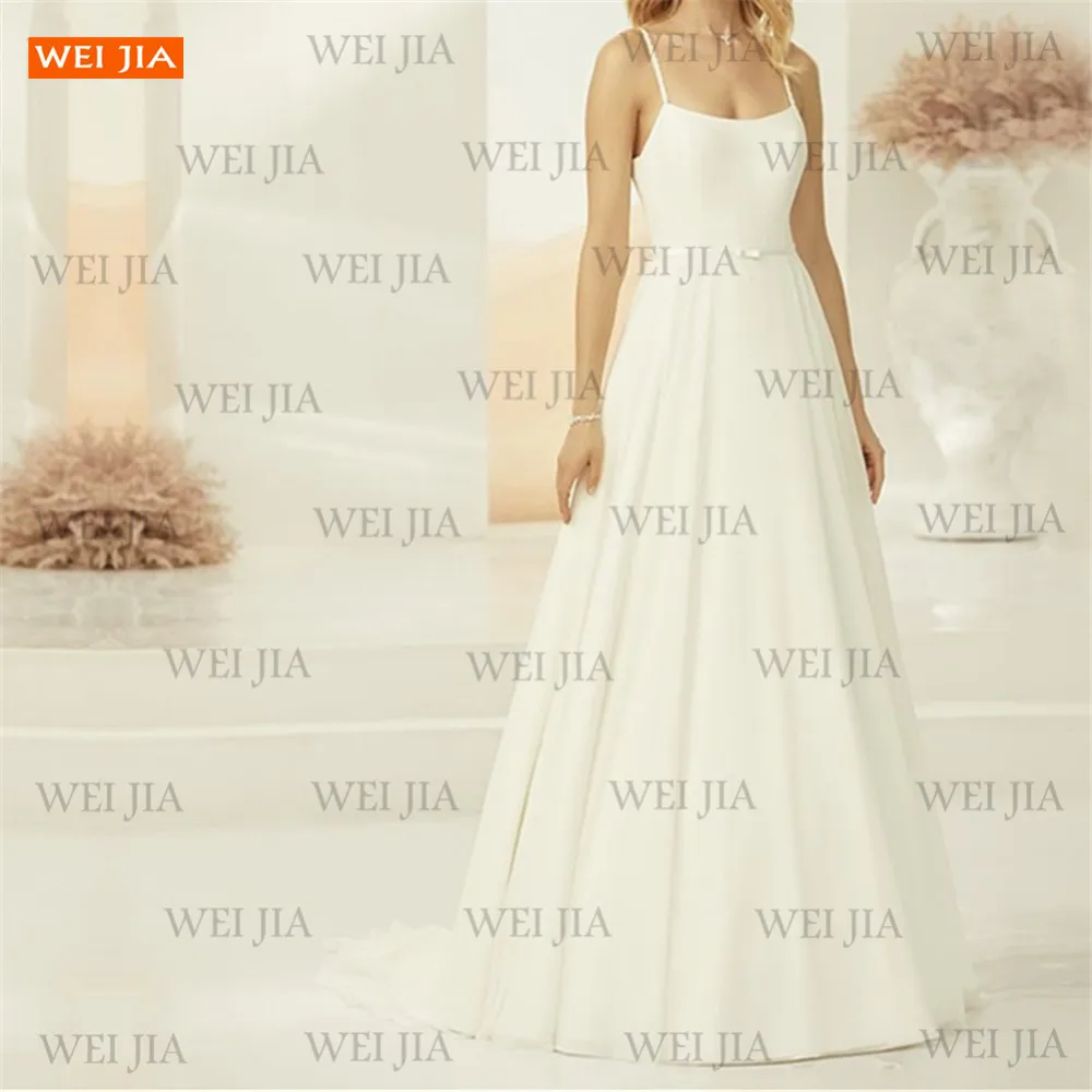 Изящные белые свадебные платья 2021 Vestido De Noiva на тонких бретельках шифоновые трапециевидные Свадебные платья на заказ Новинка
Изящные белые свадебные платья 2021 Vestido De Noiva на тонких бретельках шифоновые трапециевидные Свадебные платья на заказ Новинка