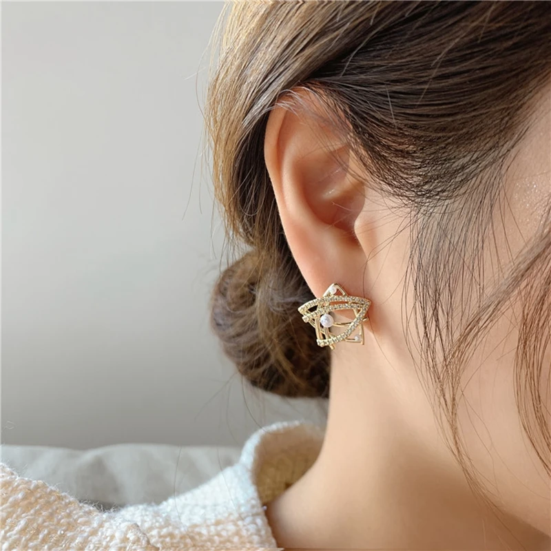 MENGJIQIAO Elegant Cute Zircon Star Stud Earrings For Women Ladies Fashion Korean Sweet Wedding Boucle D'oreille Jewelry Gifts
MENGJIQIAO Elegant Cute Zircon Star Stud Earrings For Women Ladies Fashion Korean Sweet Wedding Boucle D'oreille Jewelry Gifts