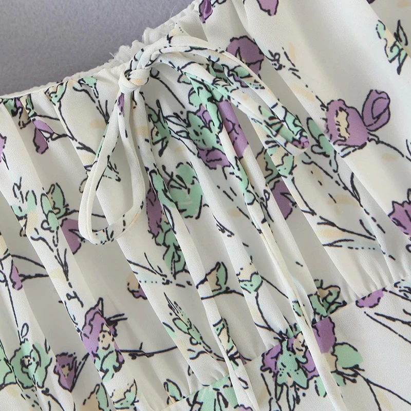 High Waist Printed Square Collar Women'S Dress Irregular A-Line Dress With Puffy Sleeves Casual Holiday Dresses Women 2021
High Waist Printed Square Collar Women'S Dress Irregular A-Line Dress With Puffy Sleeves Casual Holiday Dresses Women 2021