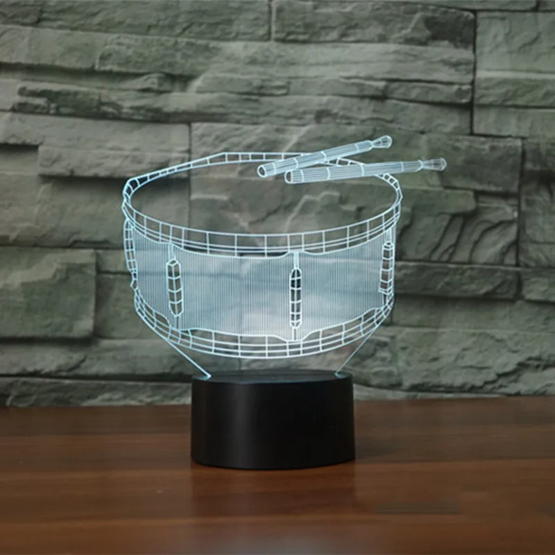 Drum LED RGB Night Light 7 Color Change Desk Light 2849 Action Figure PVC Kids Toys Brinquedos Christmas Gift 
Drum LED RGB Night Light 7 Color Change Desk Light 2849 Action Figure PVC Kids Toys Brinquedos Christmas Gift