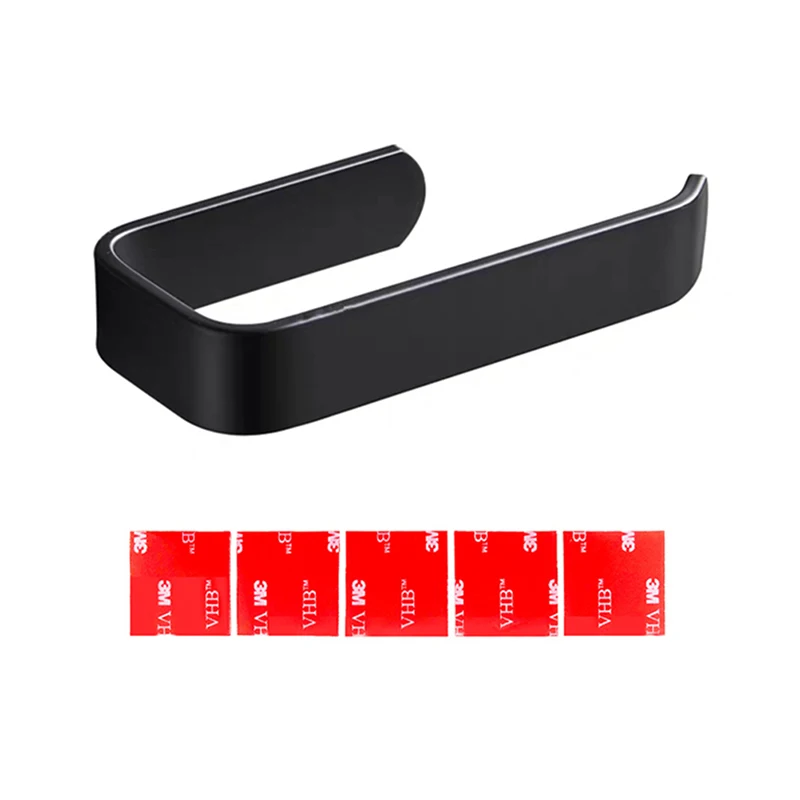 Acrylic Toilet Paper Holder Tissue Rack Wall Mounted Bathroom Kitchen Roll Holder Paper Tissue Rack Hook Modern Black Hanger 
Acrylic Toilet Paper Holder Tissue Rack Wall Mounted Bathroom Kitchen Roll Holder Paper Tissue Rack Hook Modern Black Hanger