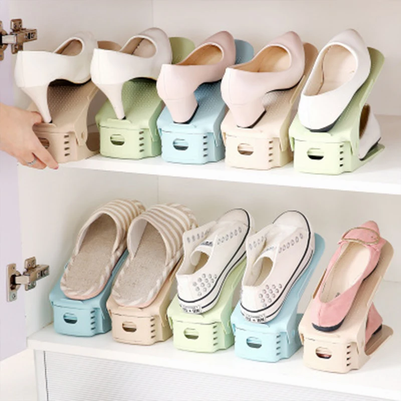 10pcs Double Layer Adjustable Shoe Rack Range Shoe Storage Shelf Save Space Closet Range Shoes Shoe Cabinet Storage Organizer
10pcs Double Layer Adjustable Shoe Rack Range Shoe Storage Shelf Save Space Closet Range Shoes Shoe Cabinet Storage Organizer