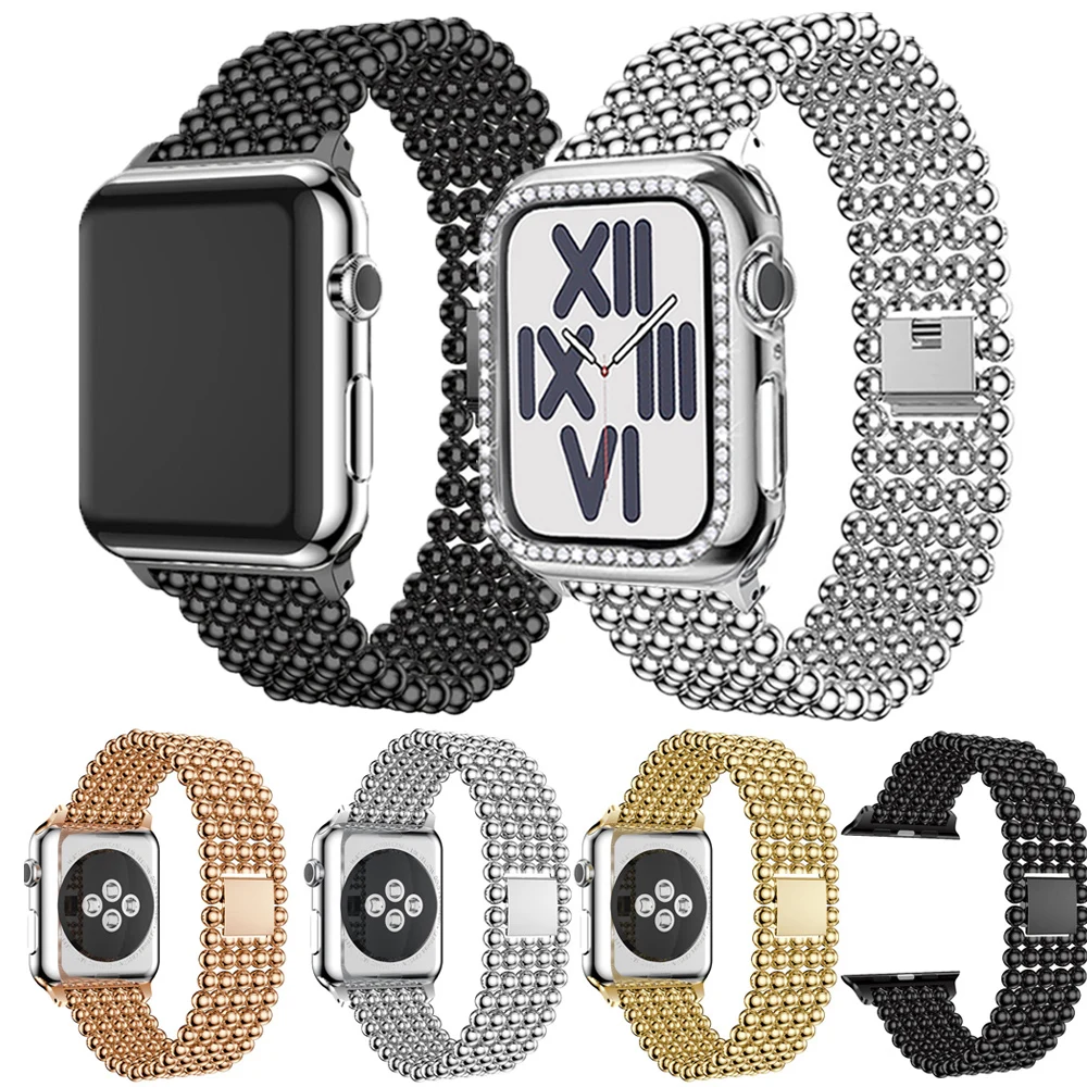Luxury stainless steel band for apple watch series 6 SE 5 2 3 42mm 38mm strap 40 44mm bracelet+diamond case for iwatch 7 41 45mm
Luxury stainless steel band for apple watch series 6 SE 5 2 3 42mm 38mm strap 40 44mm bracelet+diamond case for iwatch 7 41 45mm