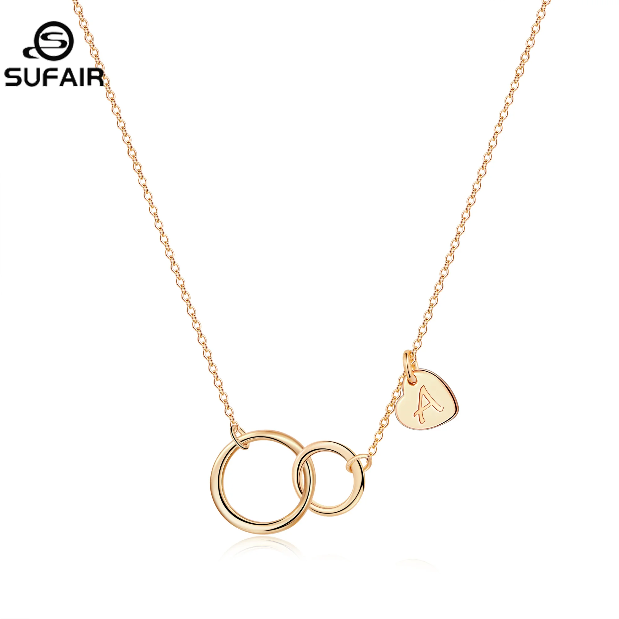 Sufair Mother Daughter Necklace 14k Gold Plated Infinity Circle Necklace Gift for Mom and Daughter Heart Initial Pendant Jewelry
Sufair Mother Daughter Necklace 14k Gold Plated Infinity Circle Necklace Gift for Mom and Daughter Heart Initial Pendant Jewelry