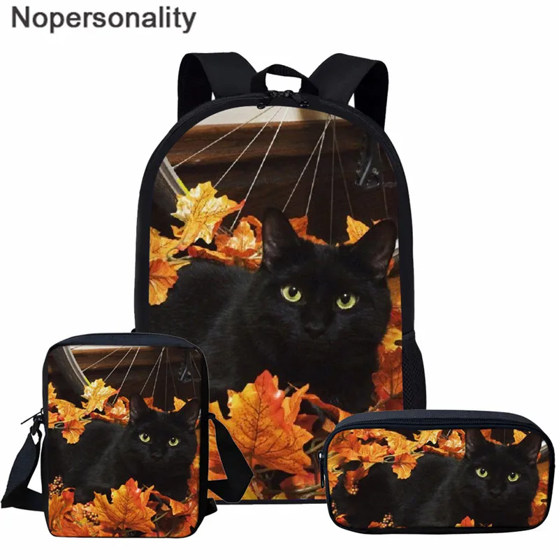 Школьный портфель для девочек Nopersonality 3 шт./компл., ортопедическая школьная сумка с принтом черной кошки и кленового листа для детей, рюкзак д...
Школьный портфель для девочек Nopersonality 3 шт./компл., ортопедическая школьная сумка с принтом черной кошки и кленового листа для детей, рюкзак д...