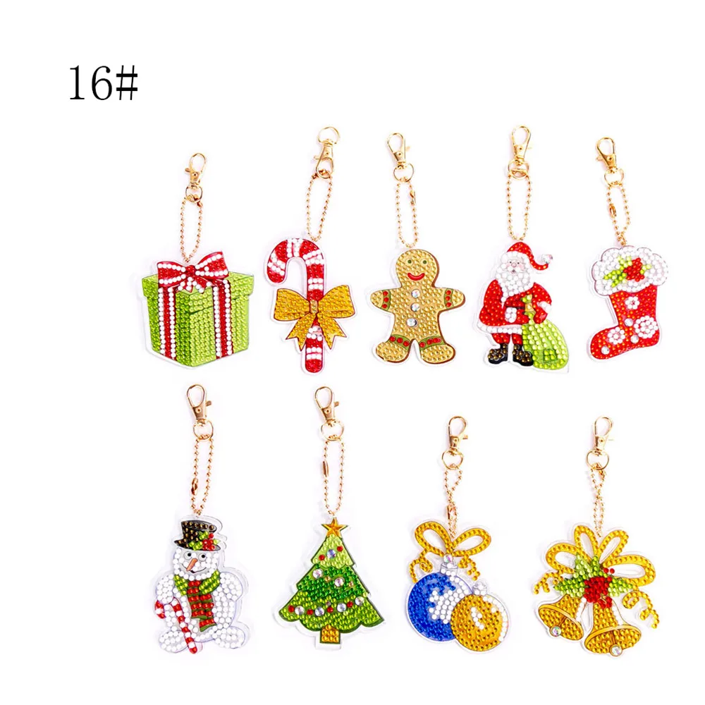 Diy Christmas Diamond Painting Keychain Pendant Diamond Embroidery Full Drill Special Shaped Women Bag Decoration Xmas Gift 2022
Diy Christmas Diamond Painting Keychain Pendant Diamond Embroidery Full Drill Special Shaped Women Bag Decoration Xmas Gift 2022
