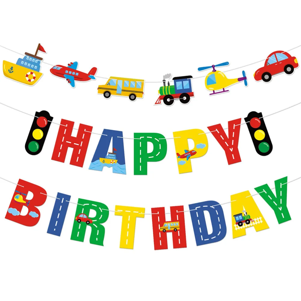 Birthday Party Ship Design Banner Set Colorful Aircraft Truck Bunting Creative Flag Garland Birthday Party Supplies Favors
Birthday Party Ship Design Banner Set Colorful Aircraft Truck Bunting Creative Flag Garland Birthday Party Supplies Favors