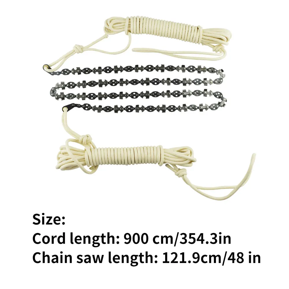 Hand Chain Saw Tools Gardening Branch Saw 48Inch Logging Pruning Tools With Polyester Fiber Rope For High Limb Tree Branch
Hand Chain Saw Tools Gardening Branch Saw 48Inch Logging Pruning Tools With Polyester Fiber Rope For High Limb Tree Branch