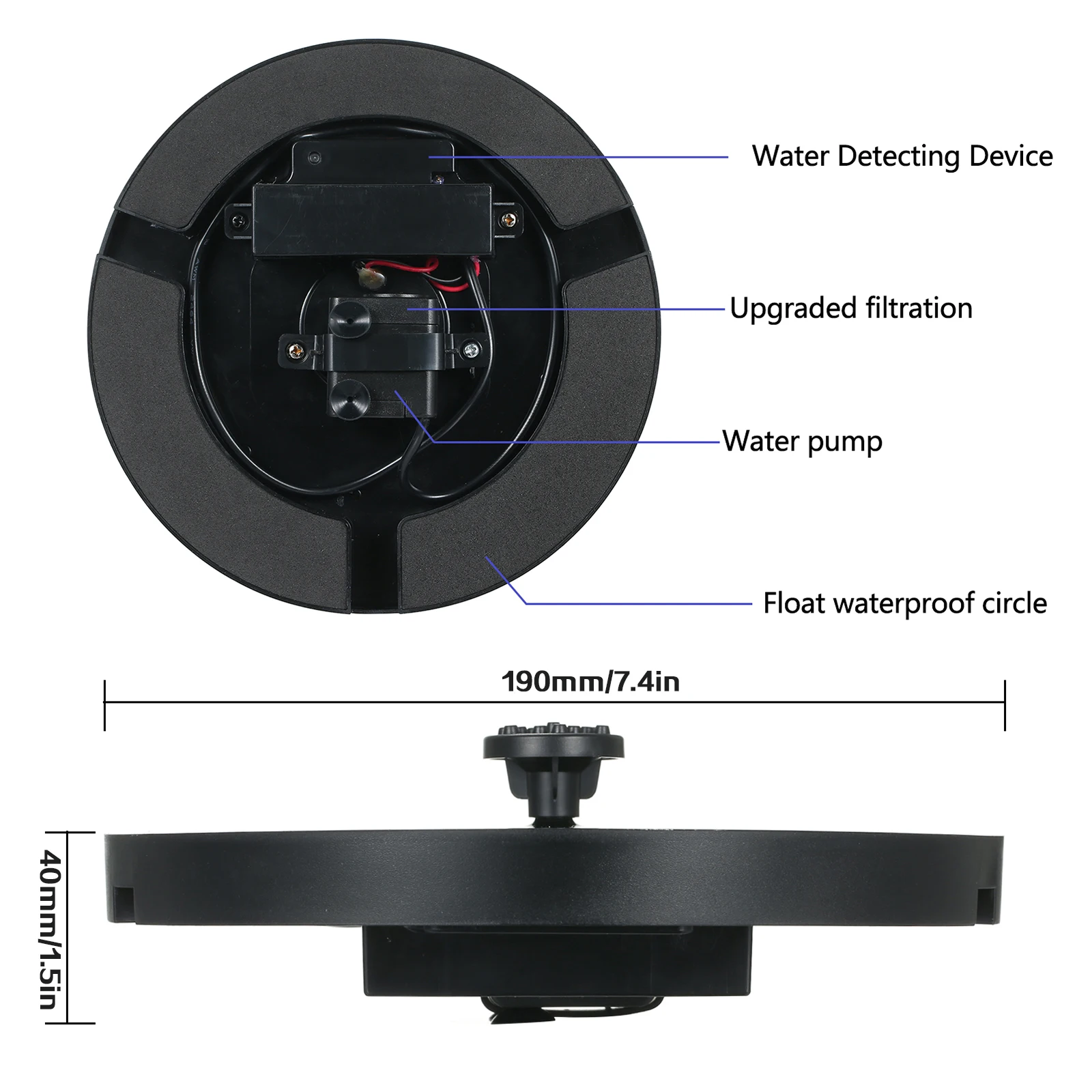 Pump Colorful LED Beautification Gardens High-power Ponds For Bird Baths Fountain Courtyard Solar Light
Pump Colorful LED Beautification Gardens High-power Ponds For Bird Baths Fountain Courtyard Solar Light