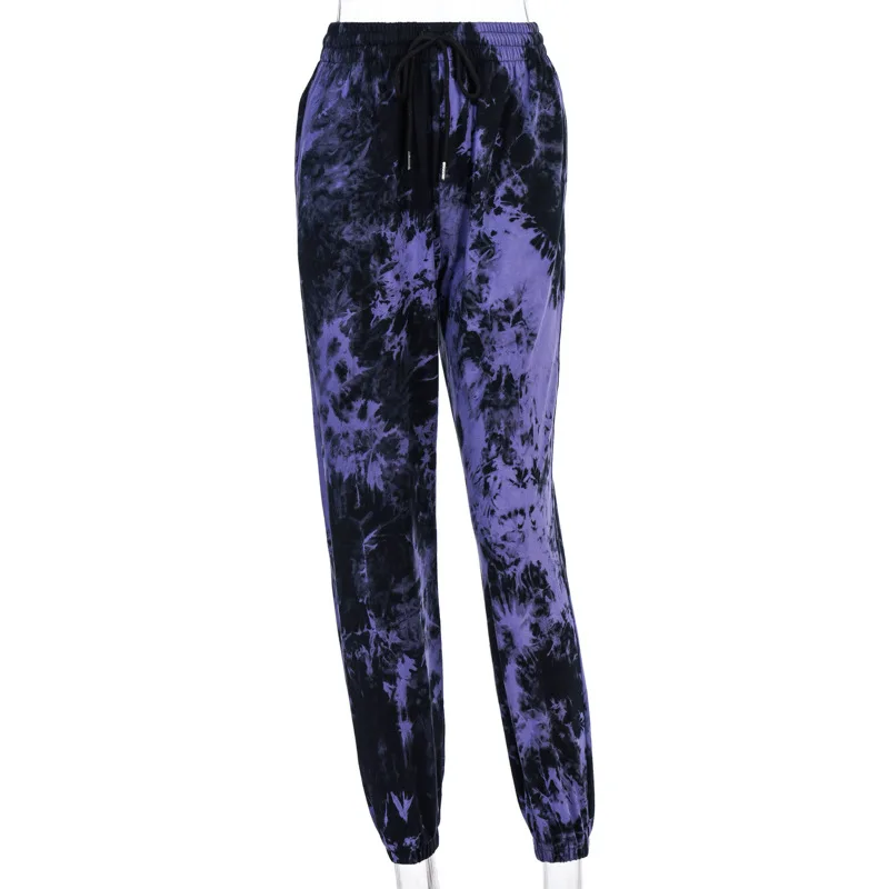 InsDoit Gothic Punk Harem Purple Pants Harajuku Streetwear Tie Dye High Waist Pants Women Autumn Elastic Waist Long Trousers
InsDoit Gothic Punk Harem Purple Pants Harajuku Streetwear Tie Dye High Waist Pants Women Autumn Elastic Waist Long Trousers