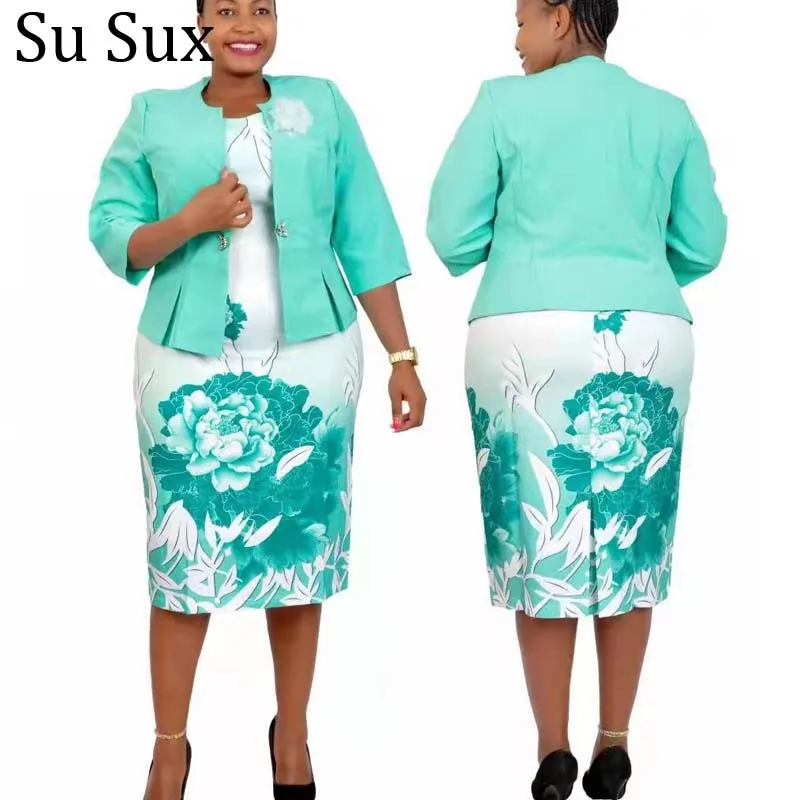 Office Lady Two Piece Set African Dress For Women Plus Size Blazer Jacket Coat and Print Dress Outfits Tracksuit Vestidos 2021
Office Lady Two Piece Set African Dress For Women Plus Size Blazer Jacket Coat and Print Dress Outfits Tracksuit Vestidos 2021