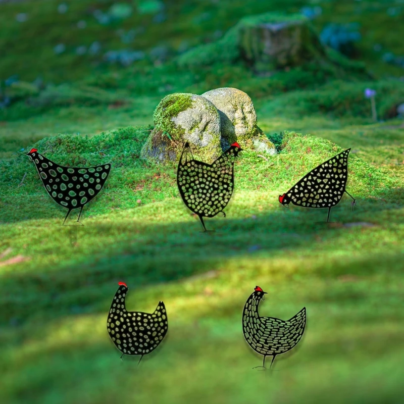 5pcs Animal Rooster Stake Silhouette Art Fairy Garden Yard Lawn Home Decoration Q1JB
5pcs Animal Rooster Stake Silhouette Art Fairy Garden Yard Lawn Home Decoration Q1JB