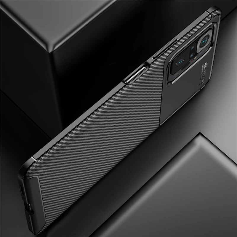Soft Shockproof Carbon Fiber Case For Xiaomi Redmi Note 10 Pro Case TPU Silicone Anti-Knock Protective Case For Redmi Note 10S
Soft Shockproof Carbon Fiber Case For Xiaomi Redmi Note 10 Pro Case TPU Silicone Anti-Knock Protective Case For Redmi Note 10S