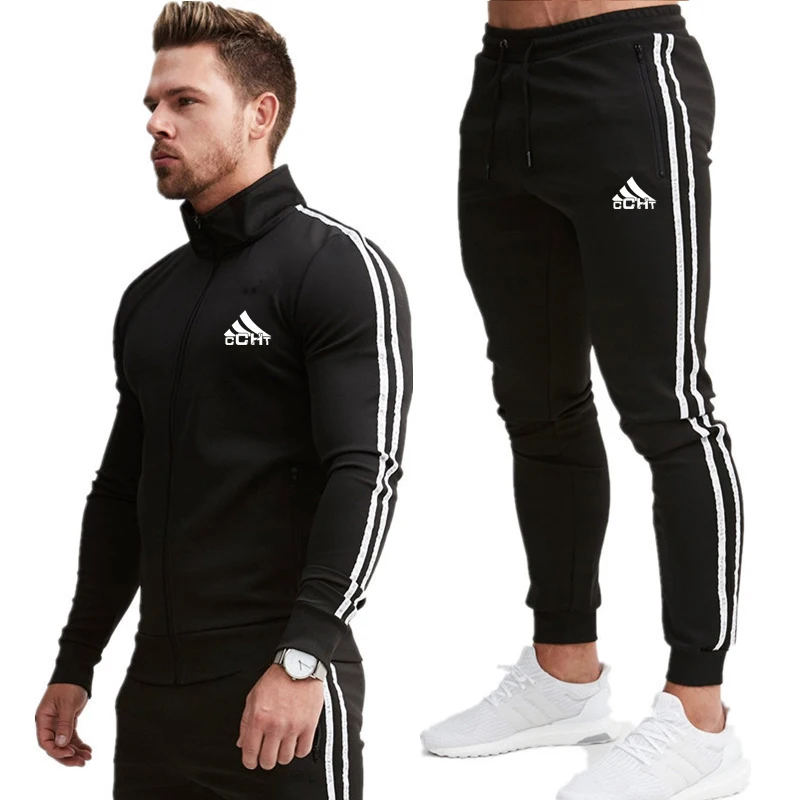 2020 New Men Fashion Striped Long Sleeve Hoodies+Pants Set Male Tracksuit Sport Suit Men's Gyms Set Casual Sportswear Suit
2020 New Men Fashion Striped Long Sleeve Hoodies+Pants Set Male Tracksuit Sport Suit Men's Gyms Set Casual Sportswear Suit