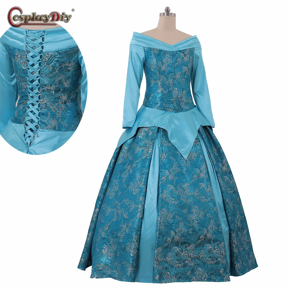 Cosplaydiy Princess Blue Dress mermaid gown Cosplay Costume women princess deluxe dress Party birthday dress custom made
Cosplaydiy Princess Blue Dress mermaid gown Cosplay Costume women princess deluxe dress Party birthday dress custom made