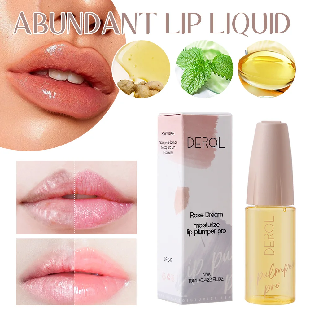 10ml Lip Plumper Oil Lasting Nourishing Repairing Reduce Lip Lines Moisturize Hydrate Ginger extract Lip Care Lip Enhancer
10ml Lip Plumper Oil Lasting Nourishing Repairing Reduce Lip Lines Moisturize Hydrate Ginger extract Lip Care Lip Enhancer
