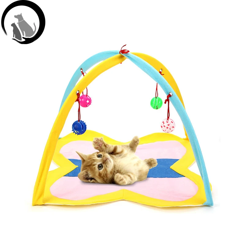 2021 New Pet Accessories Cat Tent Bell Ball Cloth Collapsible Kitten Toy Bed Release Stress Playful Tent Easy To Carry Supplies
2021 New Pet Accessories Cat Tent Bell Ball Cloth Collapsible Kitten Toy Bed Release Stress Playful Tent Easy To Carry Supplies