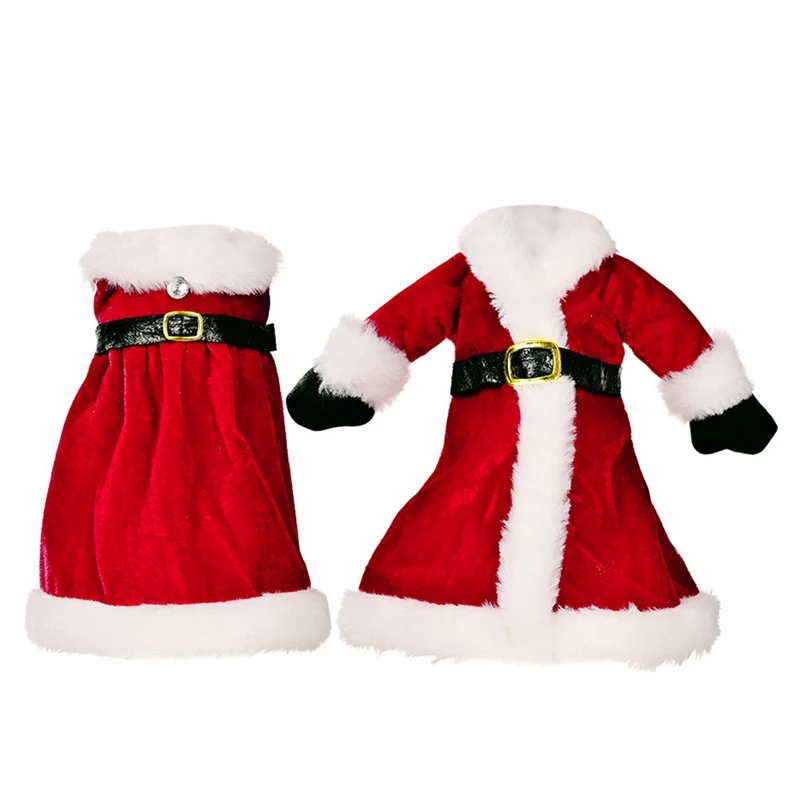 2 Pcs Christmas Wine Bottle Cover, Reusable Wine Sweaters Cover Dress for Holiday Party Xmas Table Home Decoration
2 Pcs Christmas Wine Bottle Cover, Reusable Wine Sweaters Cover Dress for Holiday Party Xmas Table Home Decoration