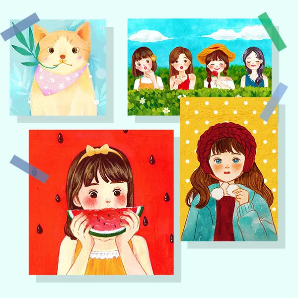 18pcs Cute funny girl Stickers Crafts And Scrapbooking stickers book Student label Decorative sticker kids toys
18pcs Cute funny girl Stickers Crafts And Scrapbooking stickers book Student label Decorative sticker kids toys