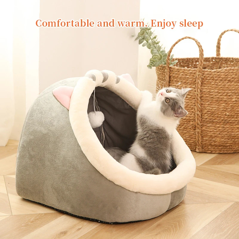 Cats Bed Warm Cute Cats House Basket Kitten Lounger Cushion Suitable for Small and Medium-sized Pets Washable Cats Sleeping Bag
Cats Bed Warm Cute Cats House Basket Kitten Lounger Cushion Suitable for Small and Medium-sized Pets Washable Cats Sleeping Bag