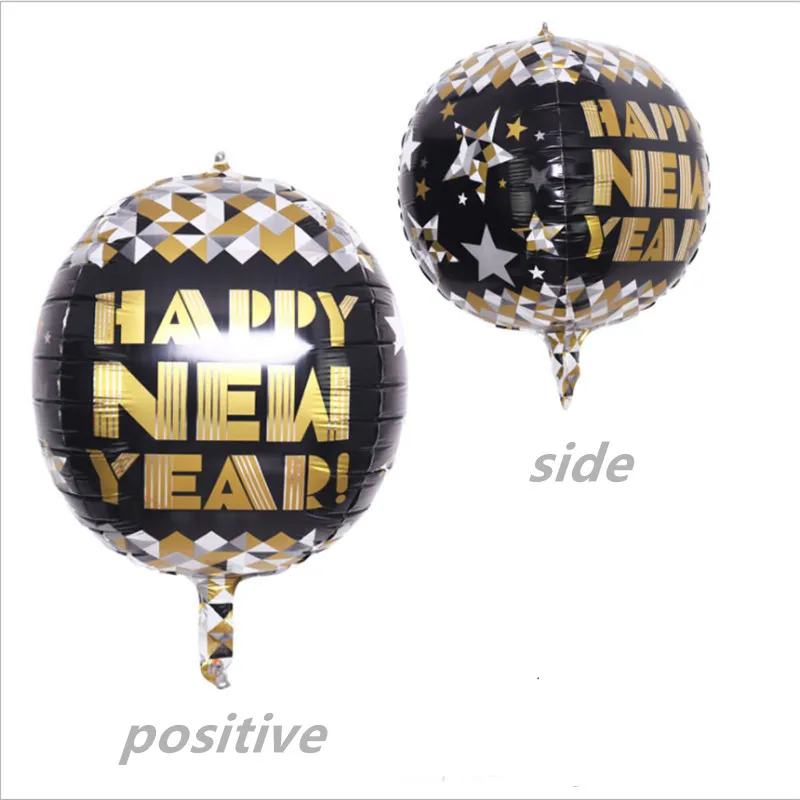 New Black Gold Happy New Year Balloon Tail Tooth Happy New Year Five-Pointed Star Shooting Star Wine Bottle 4D Ball Balloon
New Black Gold Happy New Year Balloon Tail Tooth Happy New Year Five-Pointed Star Shooting Star Wine Bottle 4D Ball Balloon