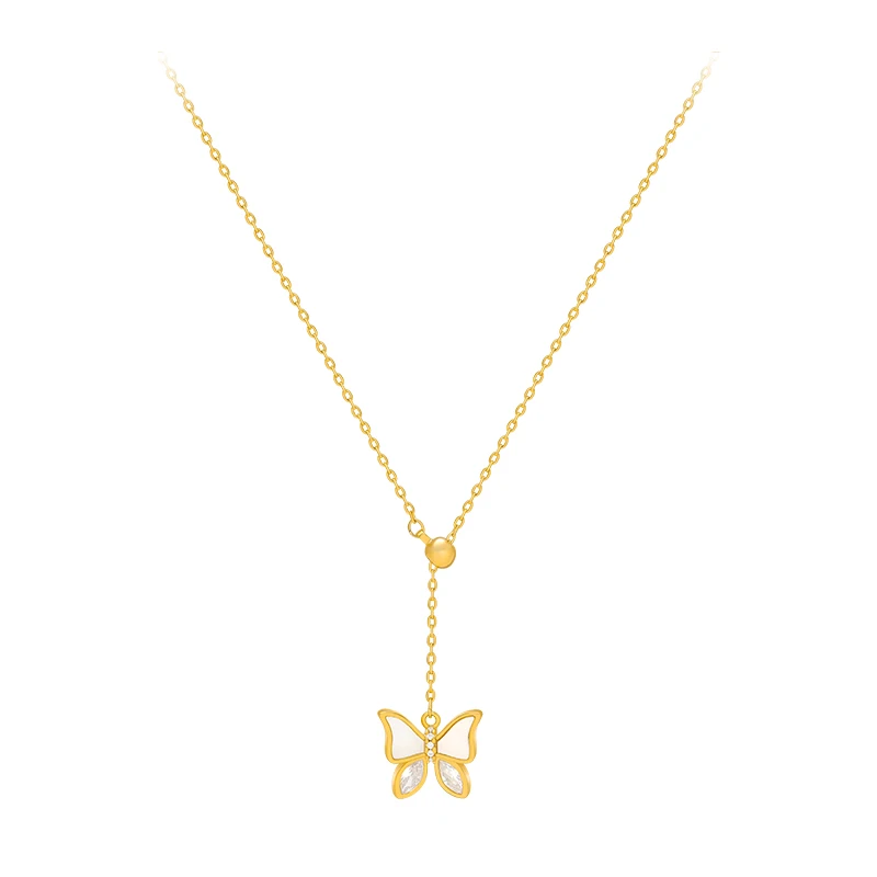 Elegant White Butterfly Pendant Short Necklace For Woman Korean Fashion Jewelry Girl's Sexy Clavicle Chain Party Luxury Necklace
Elegant White Butterfly Pendant Short Necklace For Woman Korean Fashion Jewelry Girl's Sexy Clavicle Chain Party Luxury Necklace