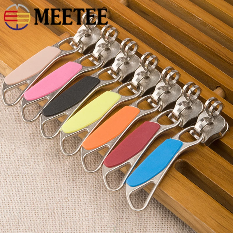 Meetee 2 пары 8 #10 # разноцветные металлические ползунки на молнии для багажа