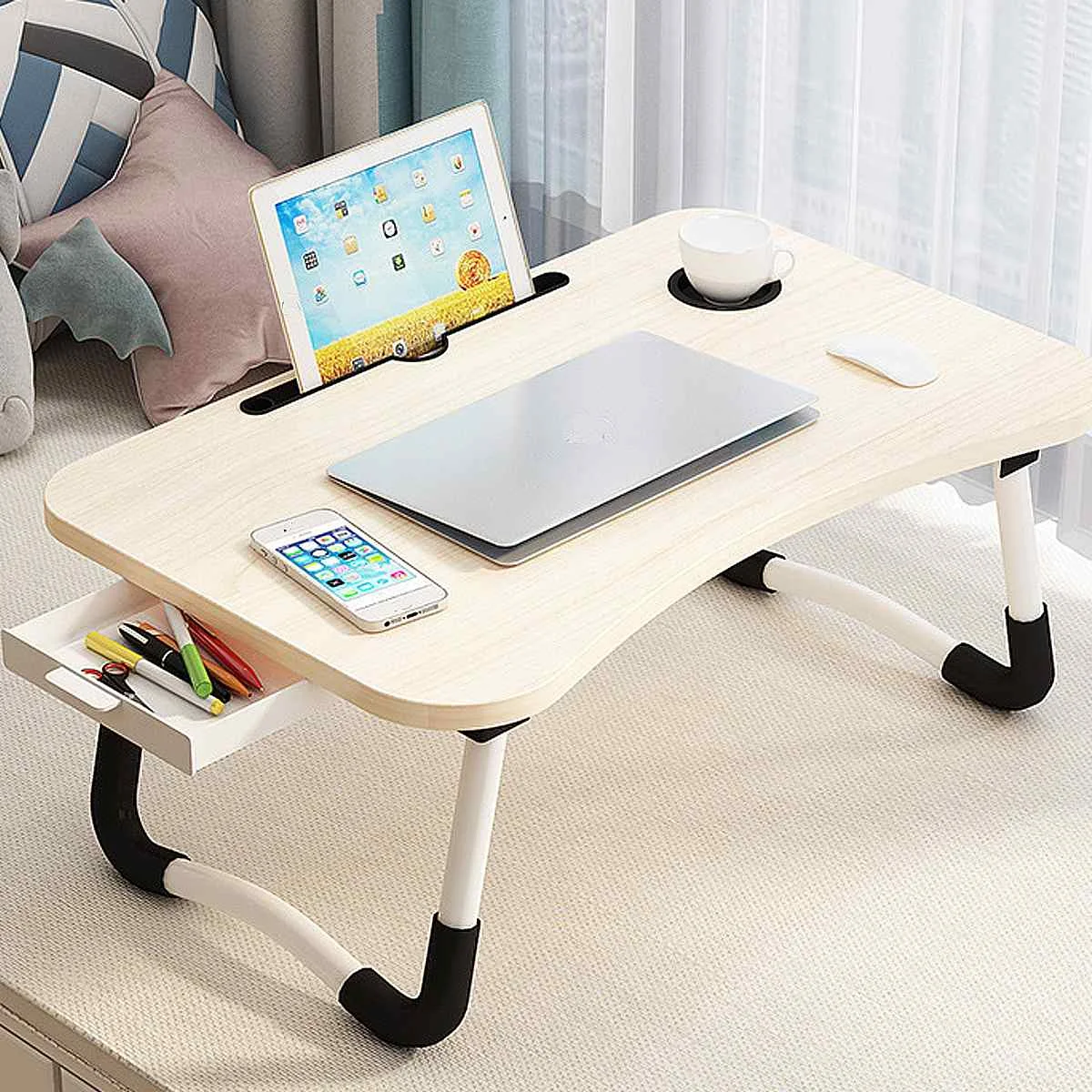 Folding Laptop Stand Holder Study Table Desk Wooden Foldable Computer Desk for Bed Sofa Tea Serving Table Stand
Folding Laptop Stand Holder Study Table Desk Wooden Foldable Computer Desk for Bed Sofa Tea Serving Table Stand