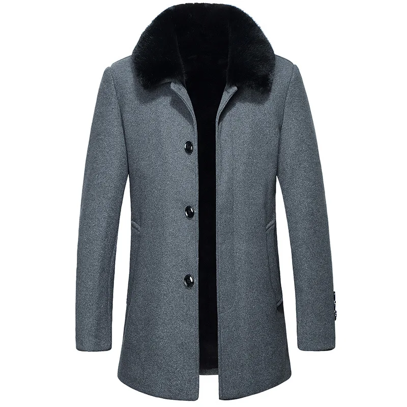 2020 cross-border explosion models new middle-aged woolen coat men with fur collar plus velvet thick dad factory direct sales
2020 cross-border explosion models new middle-aged woolen coat men with fur collar plus velvet thick dad factory direct sales