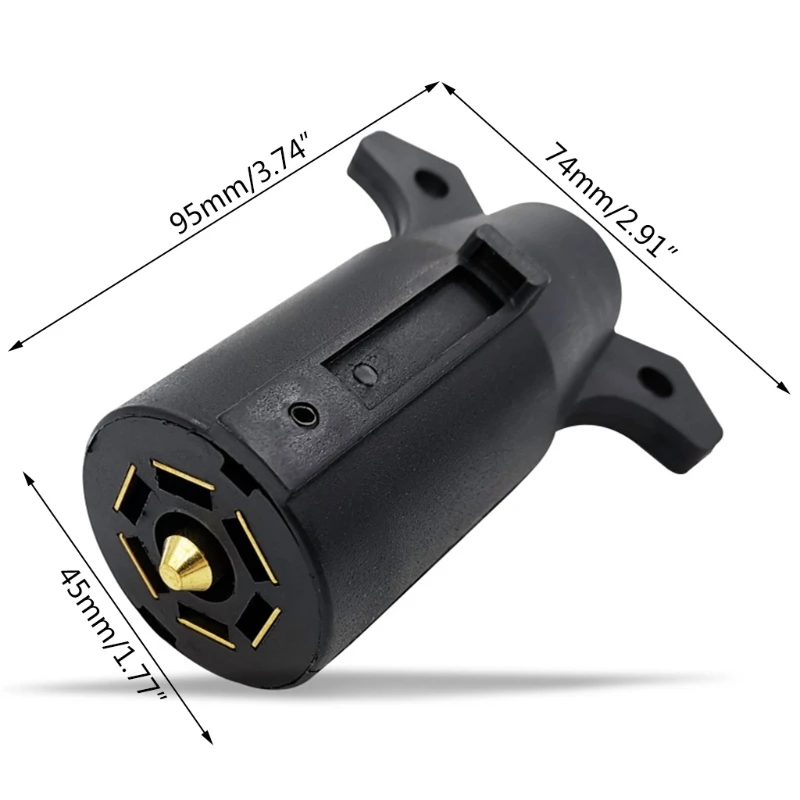 XXFF American Standard 12V 7Pin Towing Car RV Trailer Side Replacement Plug Waterproof Socket Adapter Wiring Connector
XXFF American Standard 12V 7Pin Towing Car RV Trailer Side Replacement Plug Waterproof Socket Adapter Wiring Connector