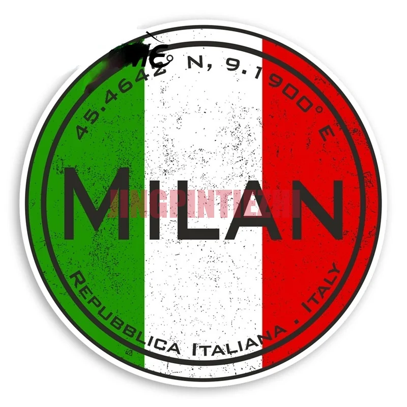 Car Stickers Vinyl Motorcycle Decal Car Window Body Decorative Milan Italy Vinyl Stickers - Flag Italian Fun Luggage
Car Stickers Vinyl Motorcycle Decal Car Window Body Decorative Milan Italy Vinyl Stickers - Flag Italian Fun Luggage