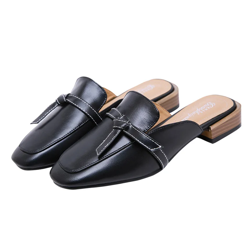 Shoes Slippers Flat Slides Butterfly-Knot Square Toe Mules For Women 2021 Med Low Pantofle Loafers Block Cover New Basic PU Butt
Shoes Slippers Flat Slides Butterfly-Knot Square Toe Mules For Women 2021 Med Low Pantofle Loafers Block Cover New Basic PU Butt