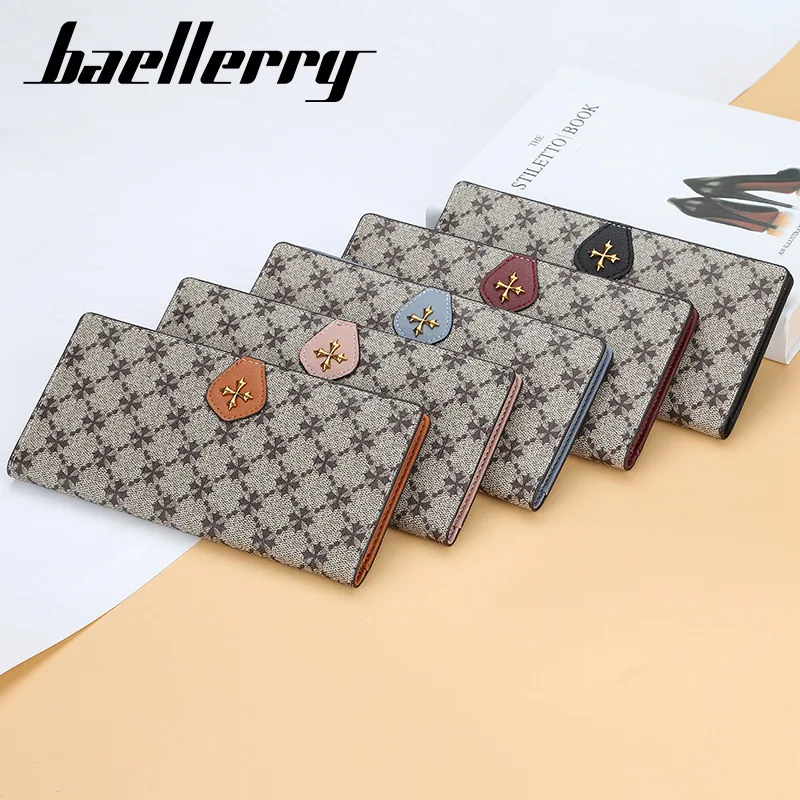 Baellerry Women's Long PU Leather Wallet Korean Thin Zipper Wallet Versatile Simple Pattern Handbag
Baellerry Women's Long PU Leather Wallet Korean Thin Zipper Wallet Versatile Simple Pattern Handbag