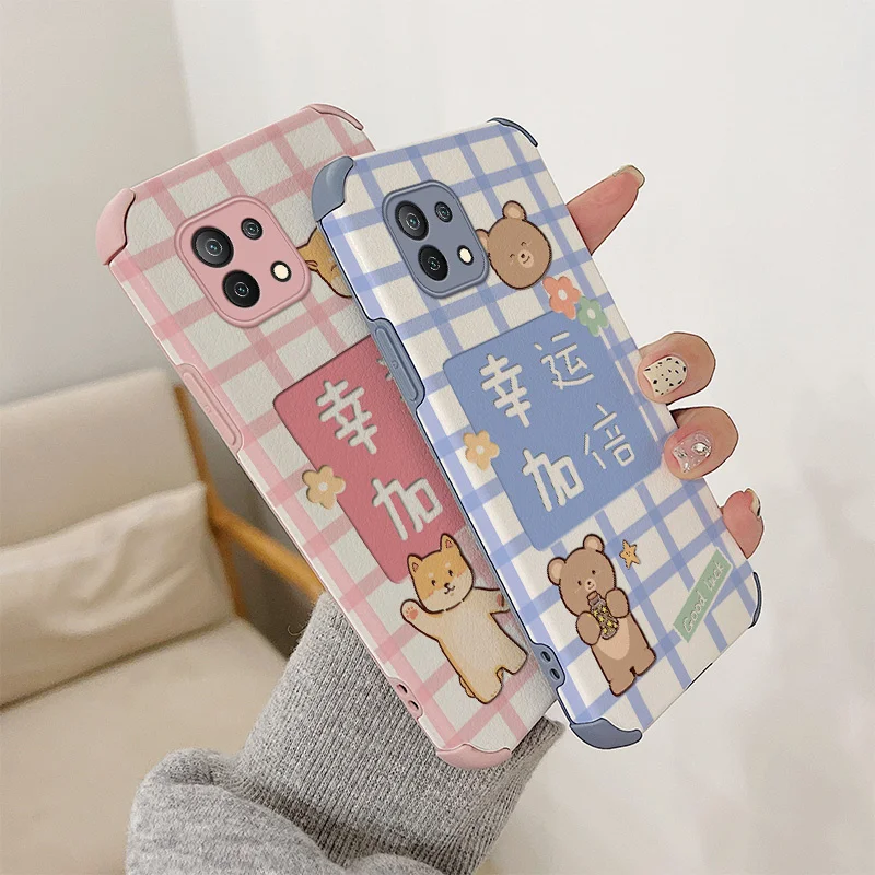 Lucky Bear Phone Case For Xiaomi Mi 11 11lite 11Ultra 11i 10T 10TPro 10TLite 10 10S lite Pro Poco F2 X2 F3 pro Lambskin Cover
Lucky Bear Phone Case For Xiaomi Mi 11 11lite 11Ultra 11i 10T 10TPro 10TLite 10 10S lite Pro Poco F2 X2 F3 pro Lambskin Cover
