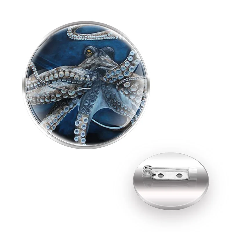 ClassicDeep Sea Octopus Brooch Badge Glass Cabochon Dome For Bag Clothes Decoration Pins Jewelry
ClassicDeep Sea Octopus Brooch Badge Glass Cabochon Dome For Bag Clothes Decoration Pins Jewelry