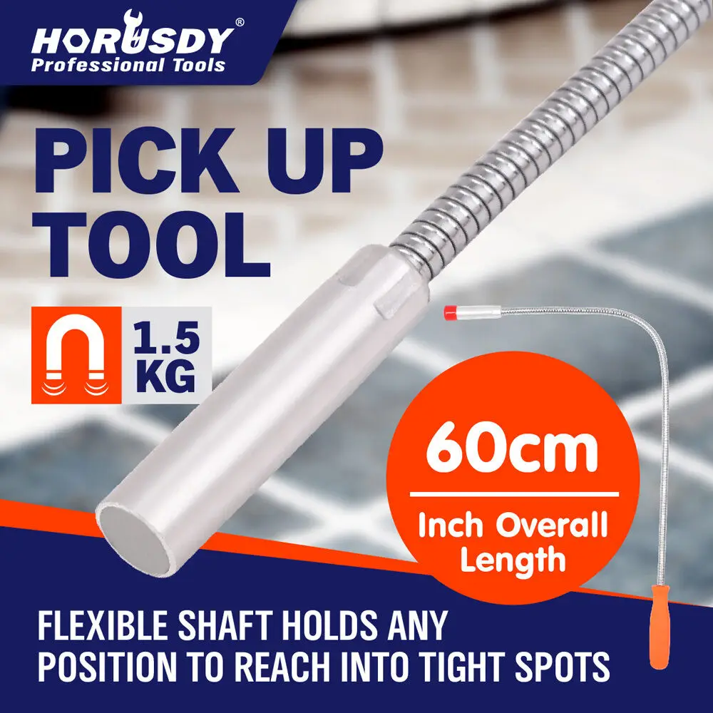 60CM Flexible Magnetic Claw Pick Up Tool Magnet Spring Grip Grabber Reacher Pick
60CM Flexible Magnetic Claw Pick Up Tool Magnet Spring Grip Grabber Reacher Pick