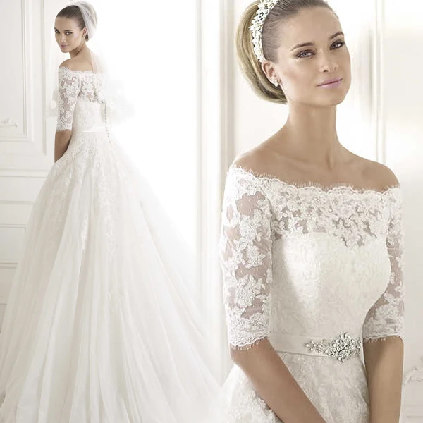 2018 vintage lace bridal gown sleeves crystal casamento sexy boat neck vestido de noiva Handmade mother of the bride dresses
2018 vintage lace bridal gown sleeves crystal casamento sexy boat neck vestido de noiva Handmade mother of the bride dresses