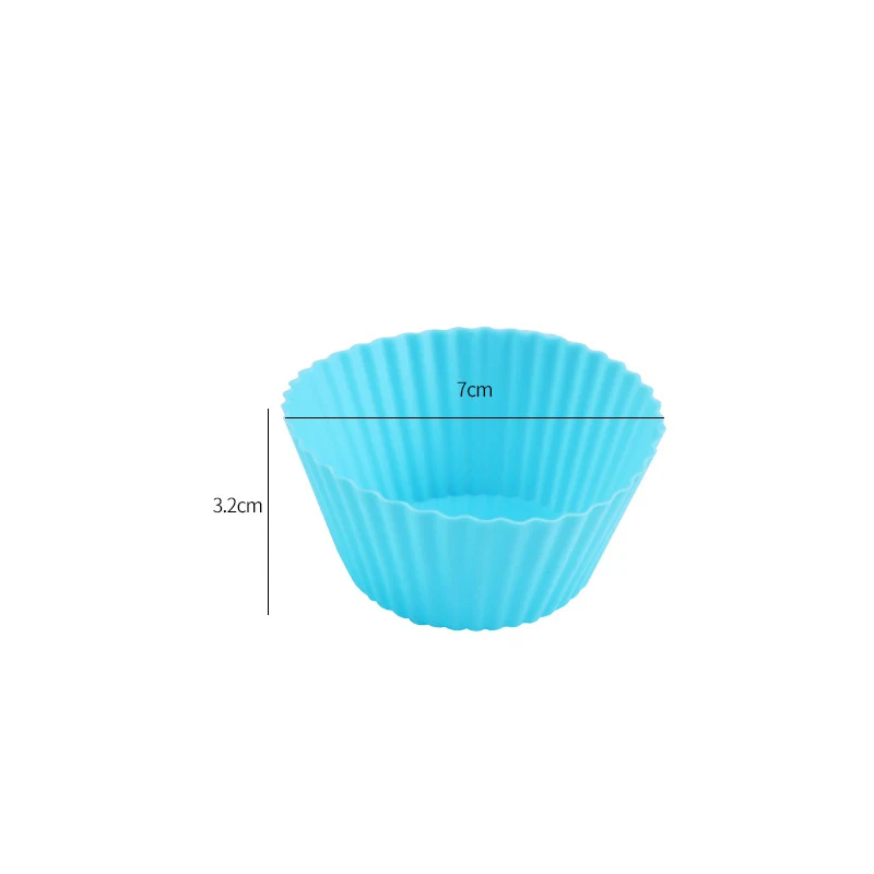 Baking Silicone Muffin Cup Round Silicone Cake Cup DIY Baking Mold High Temperature Household Egg Tart Oven Baking Tool
Baking Silicone Muffin Cup Round Silicone Cake Cup DIY Baking Mold High Temperature Household Egg Tart Oven Baking Tool