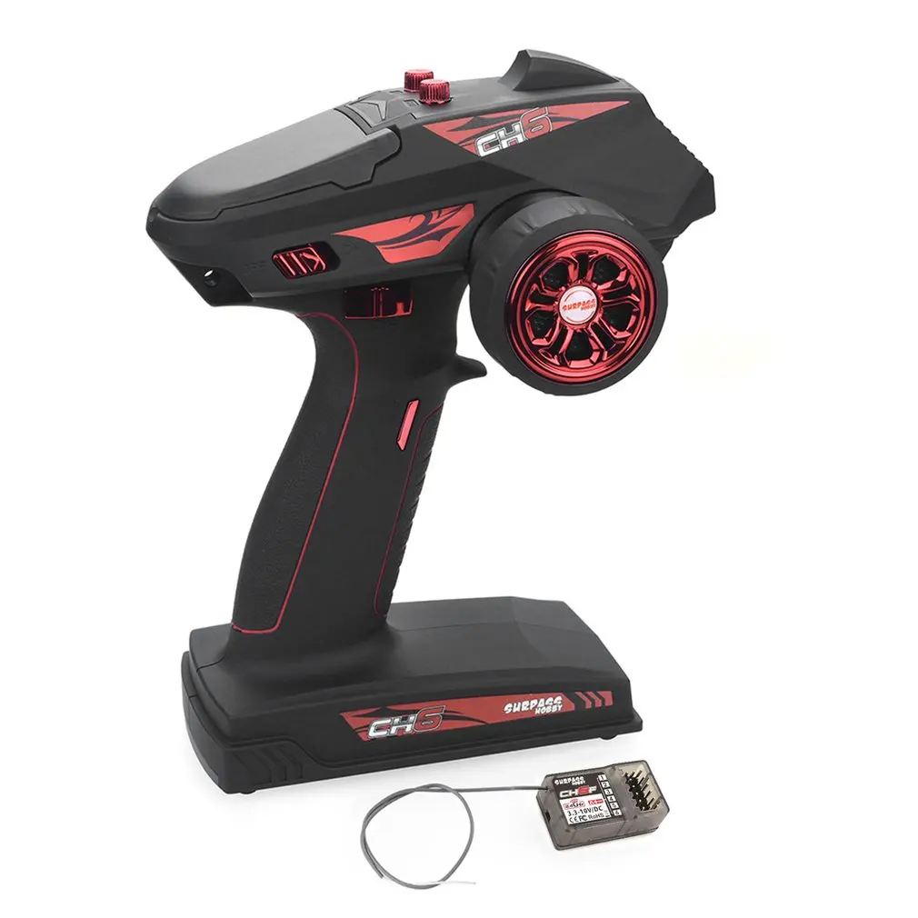 SURPASS HOBBY 6CH 2.4GHz Remote Control Digital Radio Transmitter For 1/8 1/10 RC Car Boat Tank Crawler TRX4 SCX10
SURPASS HOBBY 6CH 2.4GHz Remote Control Digital Radio Transmitter For 1/8 1/10 RC Car Boat Tank Crawler TRX4 SCX10
