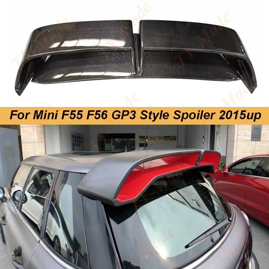 For Mini F55 F56 Cooper GP3 Style Carbon Fiber/FRP Rear Spoiler Roof Wing Bodykit Exterior Car Accessories (Fit both 3&5 doors) 
For Mini F55 F56 Cooper GP3 Style Carbon Fiber/FRP Rear Spoiler Roof Wing Bodykit Exterior Car Accessories (Fit both 3&5 doors)