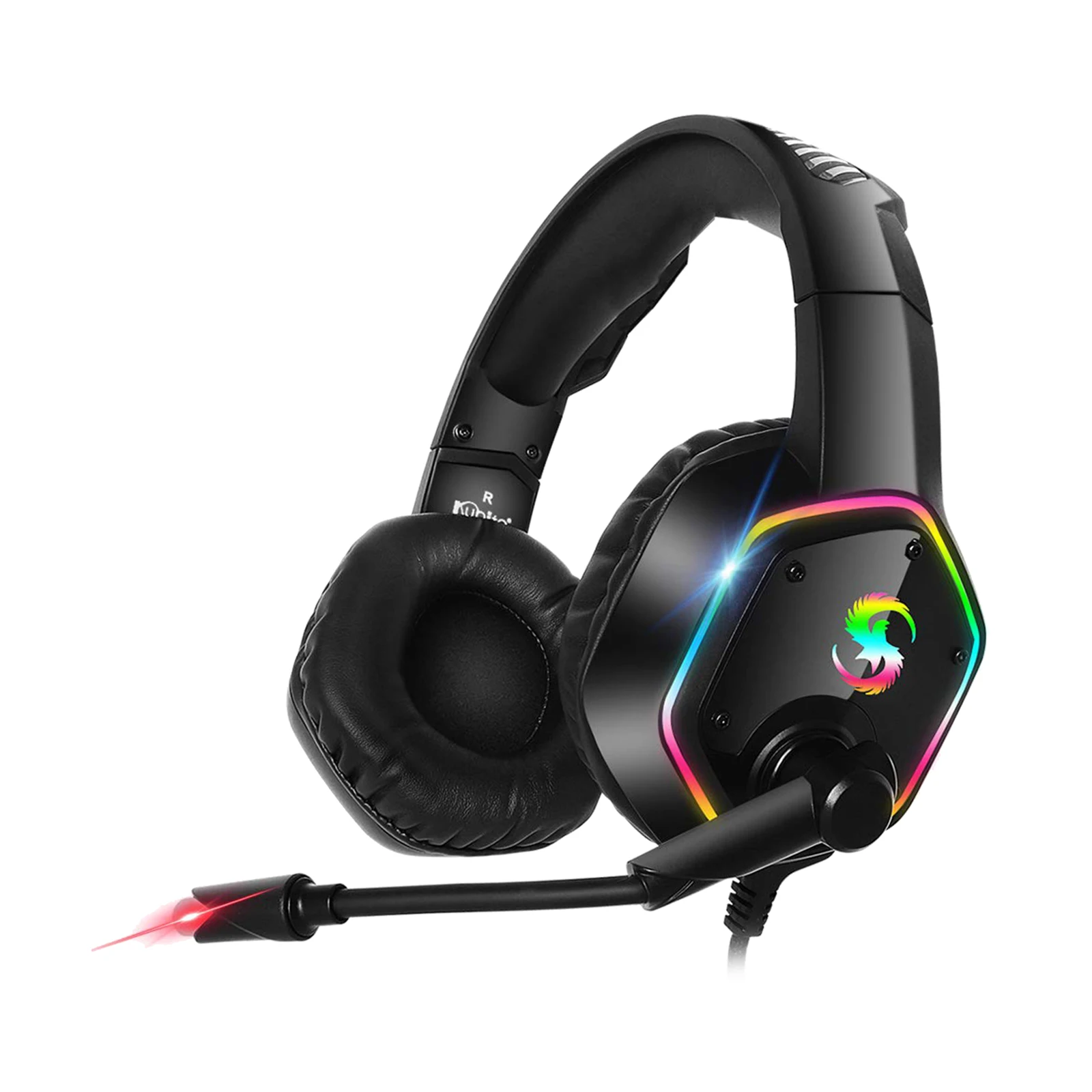 Premium LED Gaming Headphones Wired Earphones RGB Light Noise Cancelling with Mic
Premium LED Gaming Headphones Wired Earphones RGB Light Noise Cancelling with Mic