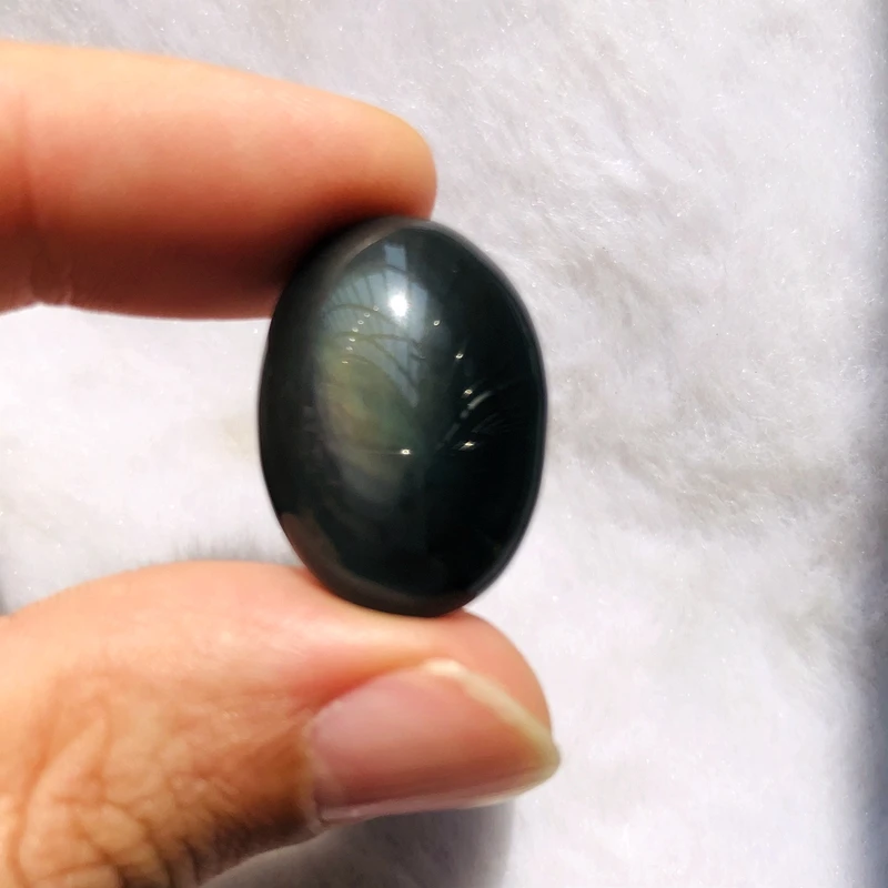 

Wholesale 2pcs/lot Ice Rainbow Obsidian Bead Cabochon,Gem stone Cabochon 15x20mm 18x25mm 22x30mm Oval Gem Cabochon,Ring Face