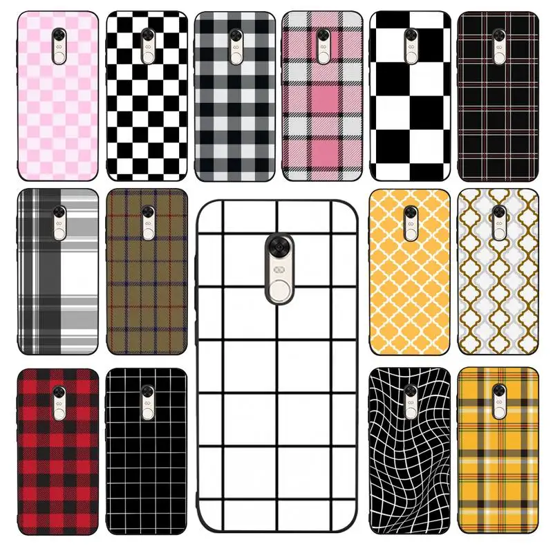 YNDFCNB Black White Plaid Phone Case for RedMi 4X 5 plus 5 6 7 8 9 A 6pro Go K20 cover
YNDFCNB Black White Plaid Phone Case for RedMi 4X 5 plus 5 6 7 8 9 A 6pro Go K20 cover