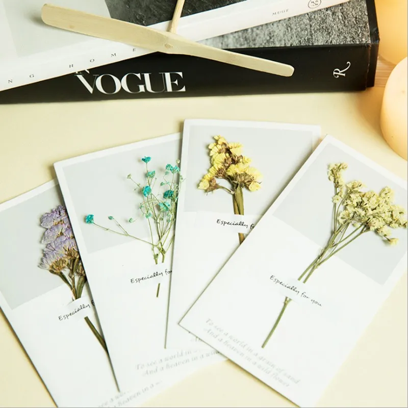 5pcs/lot White greeting card dried flowers gift wishes message Valentine's day flowers decoration DIY 16.5*10.5CM
5pcs/lot White greeting card dried flowers gift wishes message Valentine's day flowers decoration DIY 16.5*10.5CM