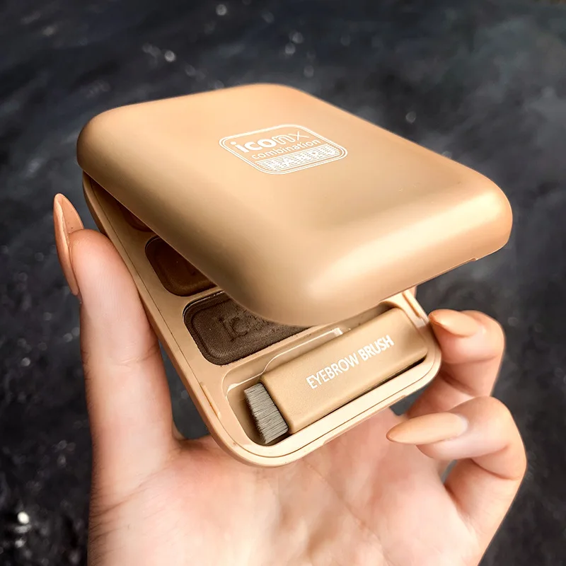 Three-color eyebrow powder, natural makeup, waterproof, sweat-proof, long-lasting, no blooming nude makeup
Three-color eyebrow powder, natural makeup, waterproof, sweat-proof, long-lasting, no blooming nude makeup