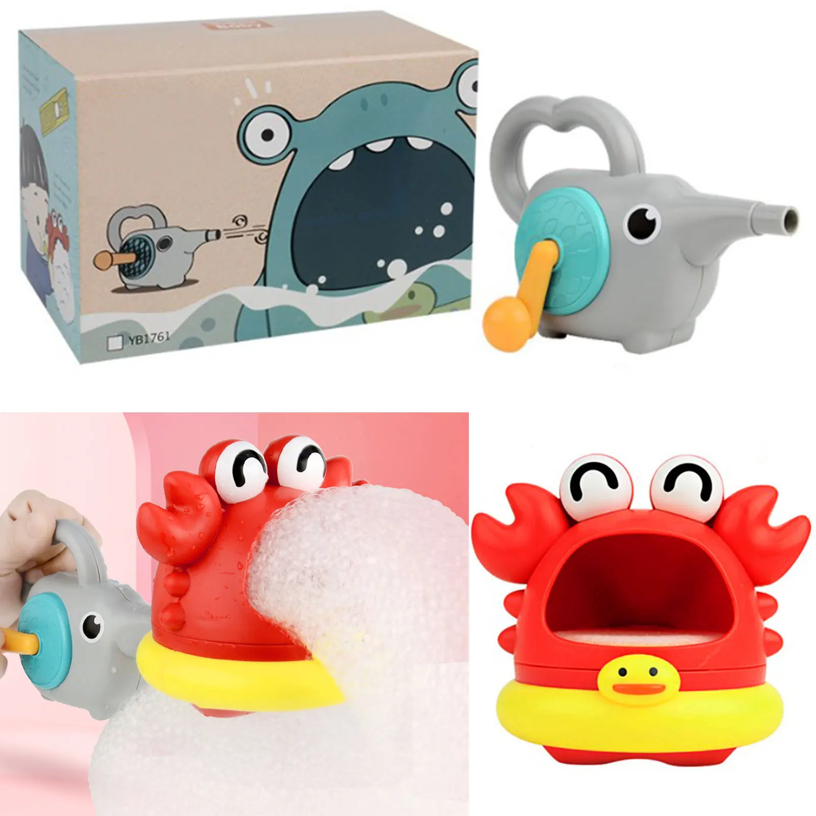Outdoor Blowing Bubble Cute Cartoon Shark And Crab Swimming Bathtub Soap Machine Toy For Children Baby Bathing Funny Toys
Outdoor Blowing Bubble Cute Cartoon Shark And Crab Swimming Bathtub Soap Machine Toy For Children Baby Bathing Funny Toys