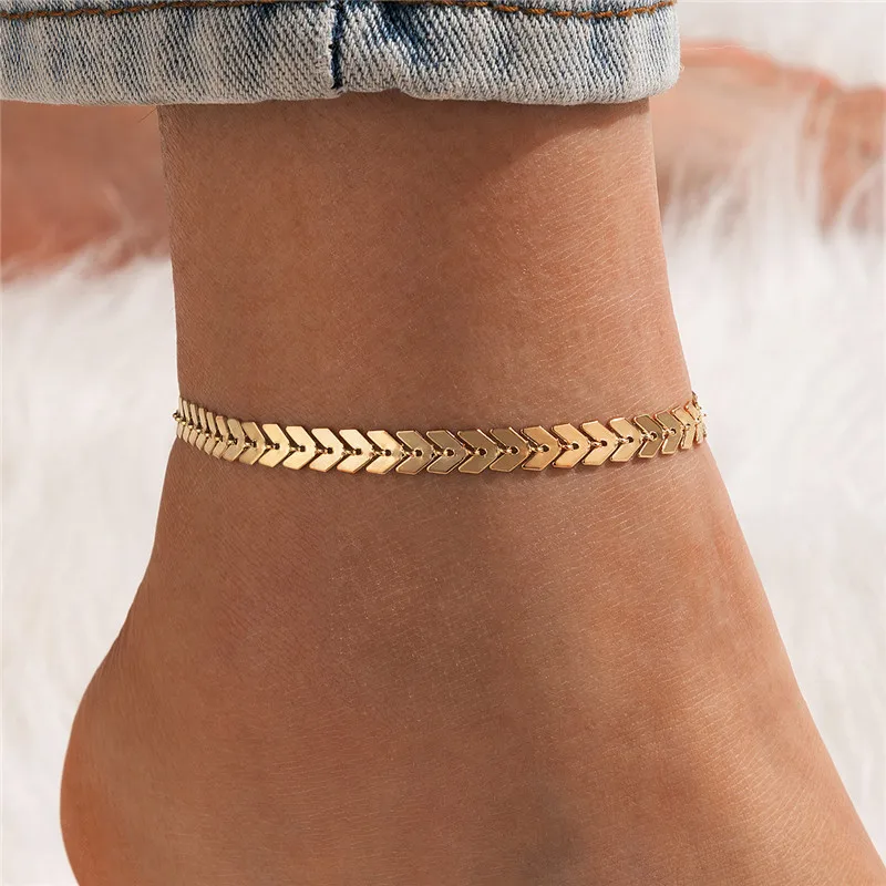 HI MAN Bohemia Exquisite geometry Anklet Women Personality Temperament Wedding Banquet Gift Jewelry Accessories
HI MAN Bohemia Exquisite geometry Anklet Women Personality Temperament Wedding Banquet Gift Jewelry Accessories