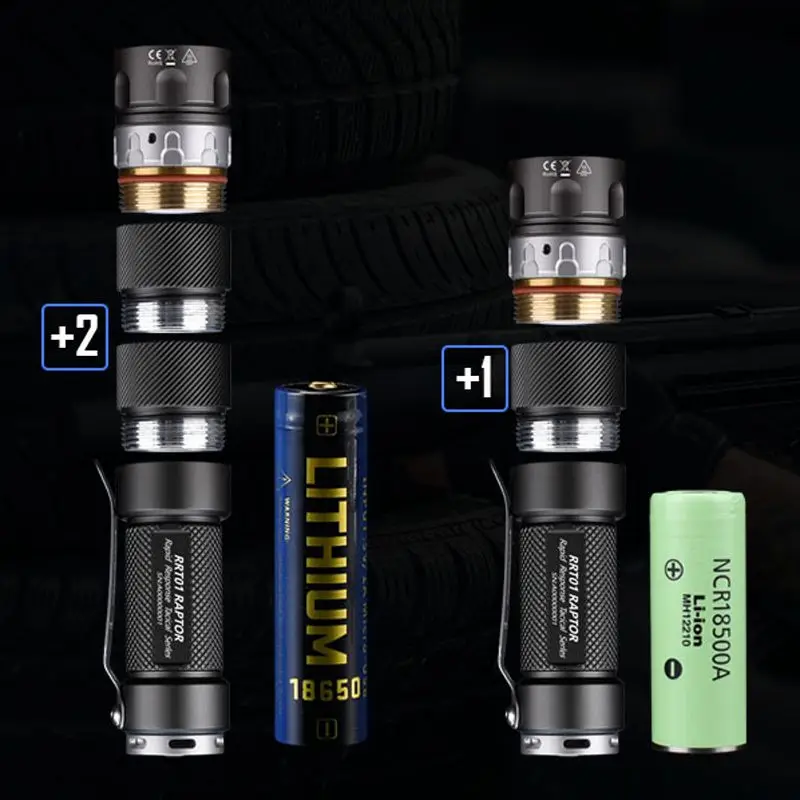 JETBEAM RRT03 8 1400LM XP-G3/219C + (RGB) 4- IPX8 EDC