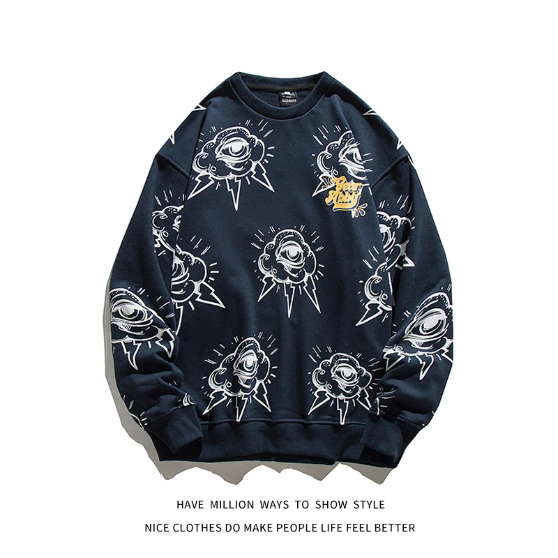 New Arrival Autumn Full of Eye Print Men's Sweatshirts Unisex Women's Oversize Streetwear Hoodies Hip Hop Vintage Casual Chic
New Arrival Autumn Full of Eye Print Men's Sweatshirts Unisex Women's Oversize Streetwear Hoodies Hip Hop Vintage Casual Chic